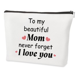 QONCV Mom Christmas Gifts, Mom Mommy Mother Momma Makeup Bag Cosmetic Bags Mothers Day Valentines Day Birthday Christmas Gift Ideas for Women