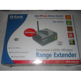 D-Link DWL-800AP+ Wireless Range Extender, 802.11b, 22Mbps