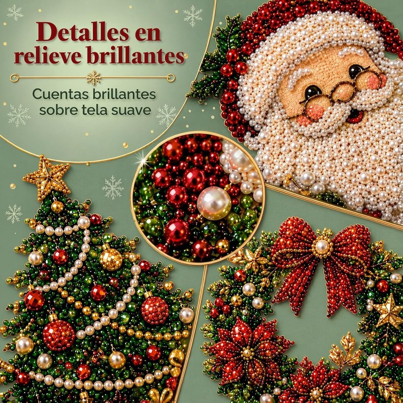 EIVA Kit de Manualidades Diy de Adornos Navideños