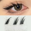 12 Columns Fox False Eyelashes Single Cluster Eyelash Extensions Segment
