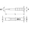 KS Tools 162.0203 Bricklayer's chisel, hand grip, 31x300mm