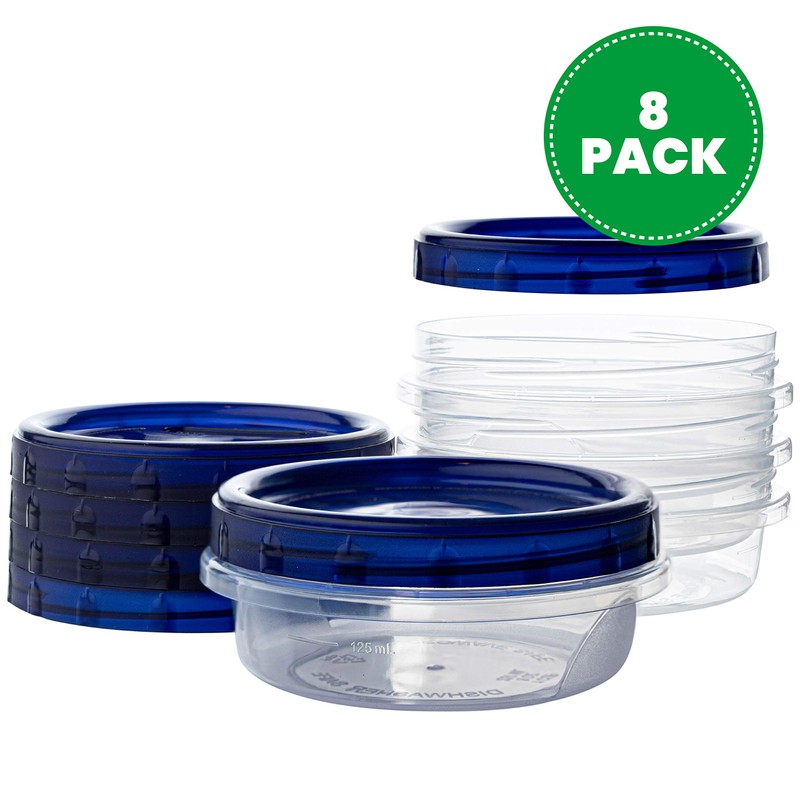 PLASTICPRO [8 onzas] Paquete de 8 recipientes de delicatessen con