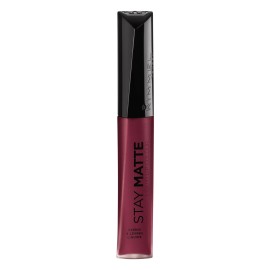 Rimmel Stay Matte Liquid Lip Color Bold Waterproof Lipstick 0.21 Ounce Plum