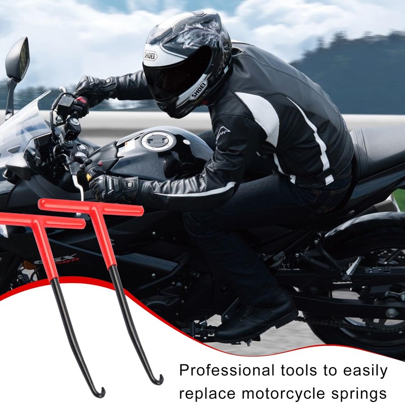 banjiabb Pack of 2 Motorcycle Tools, Exhaust Spring Hooks, Spring
