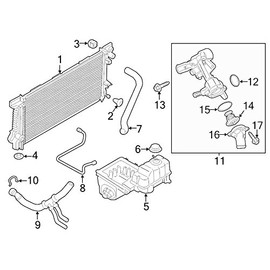 Ford FL1Z-8075-A Genuine Hose Assembly