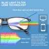 Avatude Blue Light Glasses - Blue Light Blocking - Blue