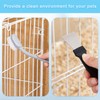 Bird Cage Cleaner Bird Cage Brush with Two Brush Heads