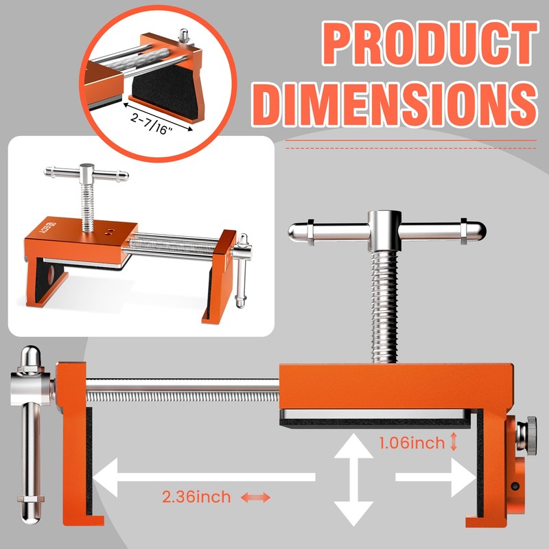 ECY Cabinet Clamps 2 Pack - Cabinet Face Frame Alignment