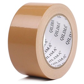 QILIMA Duct Tape Extra Strong 25.1 m x 50 mm - Waterproof Repair Tape for Indoor & Outdoor Fabric Reinforced Repair Tape, 1 Roll (Brown)