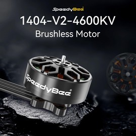 SpeedyBee 1404 4600KV Brushless FPV Motor for Bee25 2.5" FPV Drones - Pack of 4, Aviation Aluminum, Powerful & Stable for 2.5 3" 4" Builds FPV Whoop Toothpick Cinewhoop