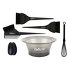 Hair Dye Set 7 Pieces Black