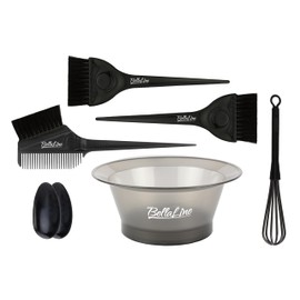 Hair Dye Set 7 Pieces Black