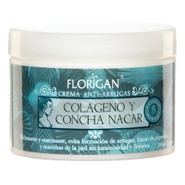 Crema Anti-arrugas Colágeno Y Concha Nácar Florigan® 350grs Piel Madura A Joven