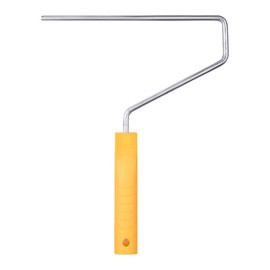 HARDY WORKING TOOLS A0180-515000 Painter Set, Paint Roller and 5 Pieces Polyester Paint Rollers, Pile Height 13 mm, Length 25 cm, Diameter 48 mm, Black/Yellow