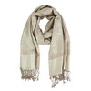 PASKMLNA Paisley Jacquard Pashmina Chal Wrap Bufanda Estola, Beige-.taupe018129, L