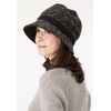 Warm Small Face Crochet Hat Black