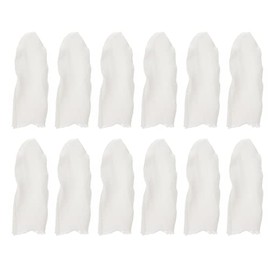 HEALIFTY 200Pcs Cotton Finger Cover Sweatproof Finger Tube Protector Anti-Scratch Finger Cot for Home Store (White)