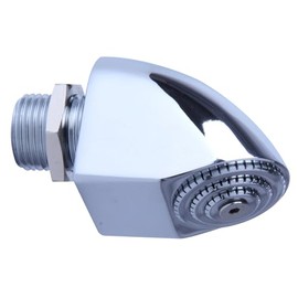 ENKI, R45, Anti Vandal Shower Head Concealed Installation, for Gym or Swimming Pool Use, Chrome