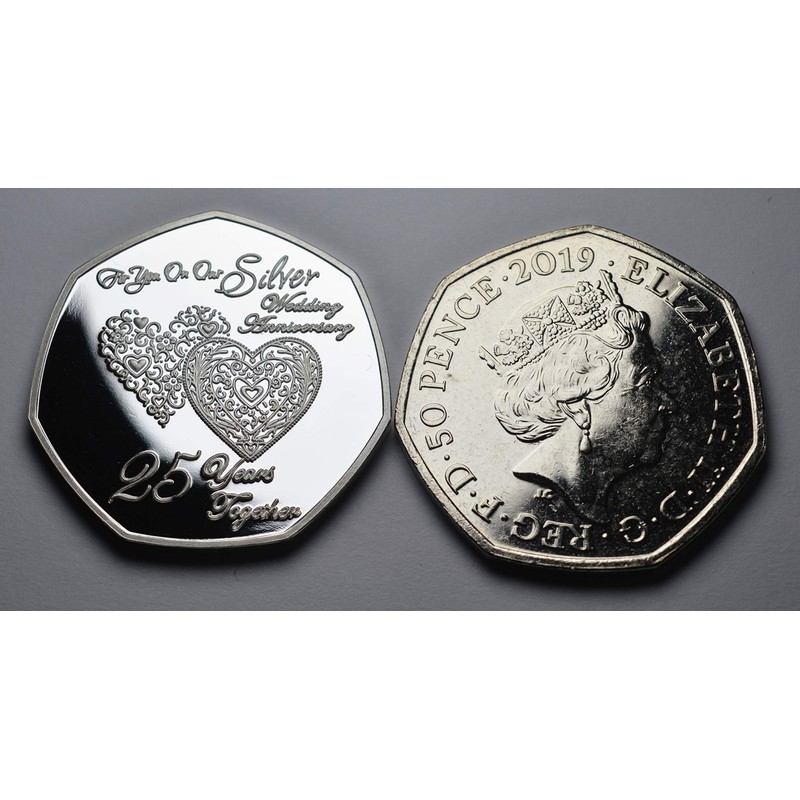 The Commemorative Coin Company On Our 25th SILVER WEDDING ANNIVERSARY