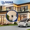 Sigma Electric, Gray Sigma Engineered Solutions 14244 1-Gang Vertical Round