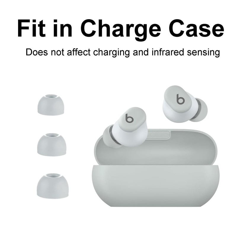 A-Focus (9 Pairs) Solo Buds Ear Tips - Soft Silicone