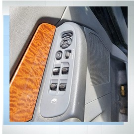 Driver and Passenger Door Window Switch Panel Bezel for 2002-2010 Dodge Ram 1500 2500 3500 (Grey)