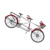 Tandem Mini Bicycle Model High Simulation Exquisite Details Alloy Bike