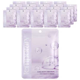 Temporary Collagen Ceramide Mask Pack, 10 pieces, 2 sets Collagen Ceramide Mask Pack / 템포러리 콜라겐 세라마이드 마스크팩, 10개입, 2세트 콜라겐세라마이드마스크팩