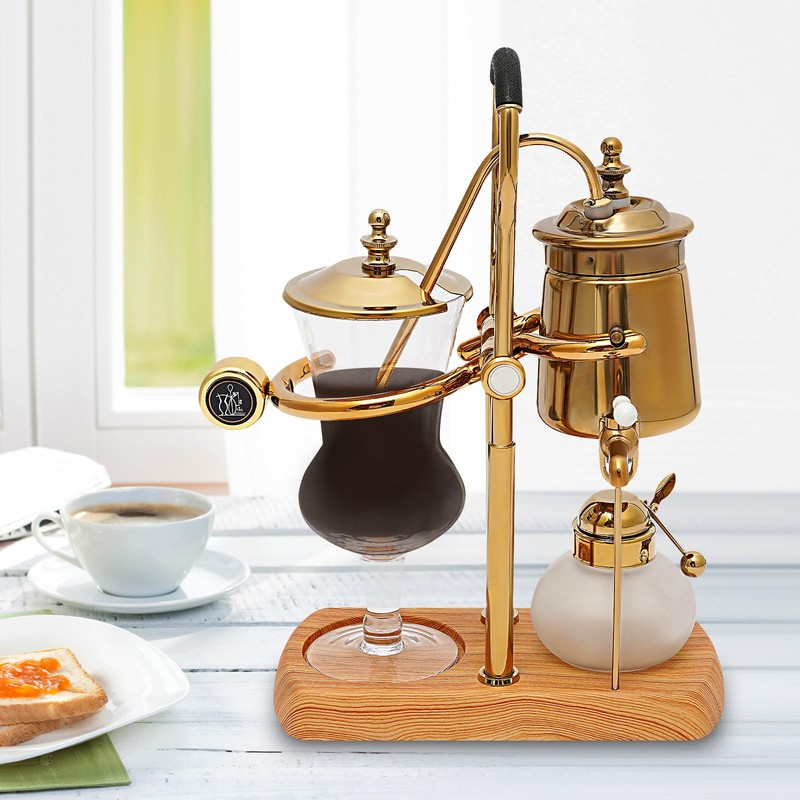 DUTTIETY Belgium Luxury Royal Family Balance Syphon Siphon Coffee Maker,