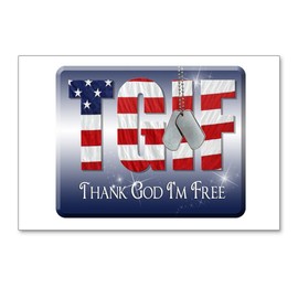 Truly Teague Postcards (8 Pack) Thank God I'm Free