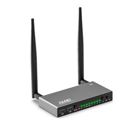 AIMIBO Wireless HDMI Receiver, 5.8G HDMI Wireless Extender Kits (656FT/200M), Smooth Screen Casting to Monitor/Projector/HDTV with HDMI Loop-Output, KVM & IR Control, Support Mutiple RXS, Silver