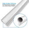 TMH Premium Pure Silicone Weather Stripping Door Seal, Weather Stripping