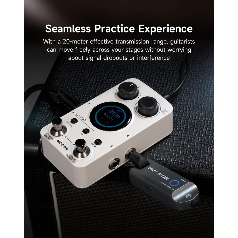 MOOER Air P05 Wireless System Instruments Tansmitter and Reciever for