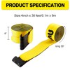 Autofonder Truck Straps Flat Hook 4" x 30' 4-Pack 16,200