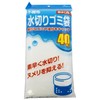 全家協(Zenkakyo) ゴミ袋 ゴミ箱用アクセサリ ホワイト 約24×26cm 水切りネット 排水口用 不織布 ZK6122 40枚入