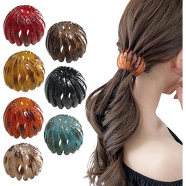 Pinzas Mágicas Para El Pelo Y Moños Con Forma De Nido De Pájaro Para Mujer Color-02