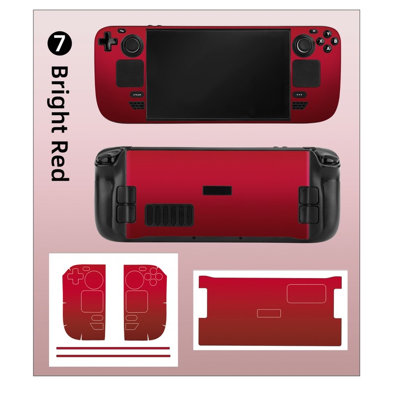 Game Console Decal Protective Cover Sticker Compatible for Steam Deck