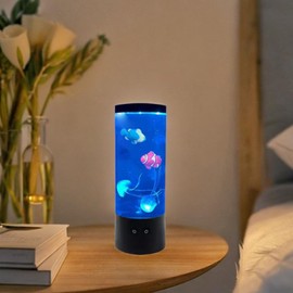 Baoblaze Jellyfish Lamp Relax Mood Light for Girls Boys Kids Adults Night Light Jellyfish Aquarium Light for Bedroom Party Office Bars