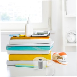 Operitacx 4 Stück Rolle Aufbewahrung sbox mit Klebeband Packbandschneider durchsichtiges Klebeband schneidematte Magnetband Bandspeicherzubehör tragbarer Klebebandabroller