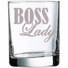 G070 Boss Lady Rocks Glass Highball Glass, Wife, Wifey, Girlfriend,
