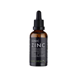 KIKI Health Ionic Zinc Liquid Concentrate | Purely Natural Premium Organic Zinc Supplement | Immune System Booster | Easy to Use & Mineral Drops | Vegan Health Support for Daily Wellness - 50ml