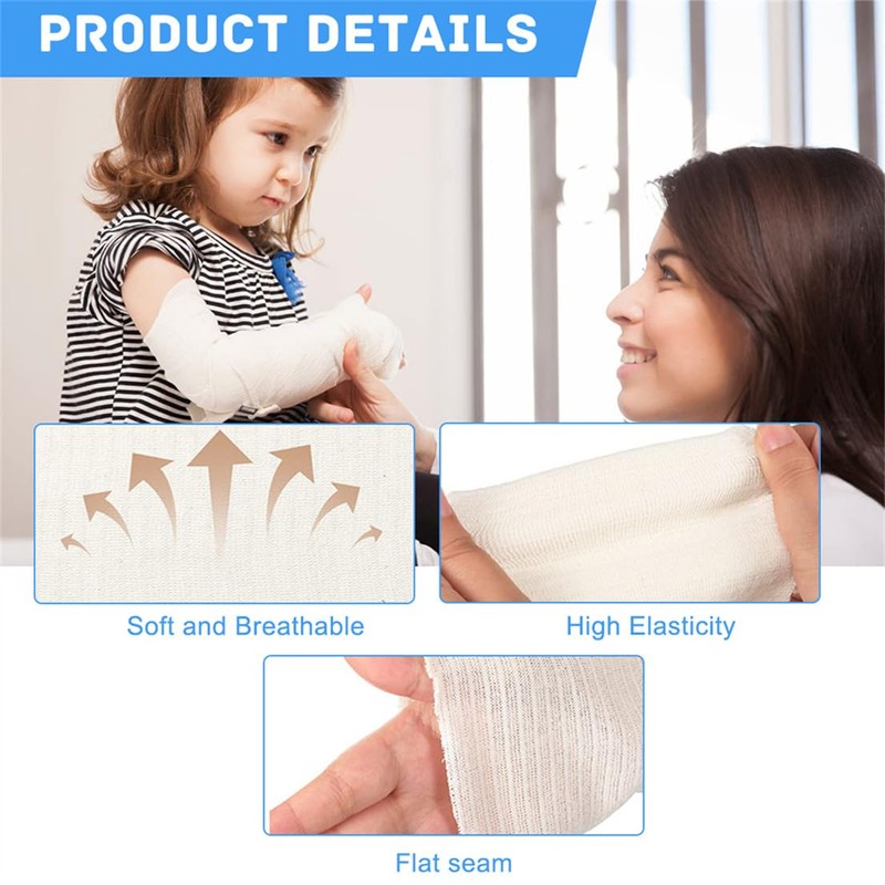 Eyerayo Elastic Tubular Support Bandage Dressing Retention Bandages Arm Stretch
