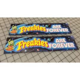 Freakies Brand Cereal Vintage rare Ralston "Freakies Cereal" Collectible Bumper Stickers - 1987 MINT
