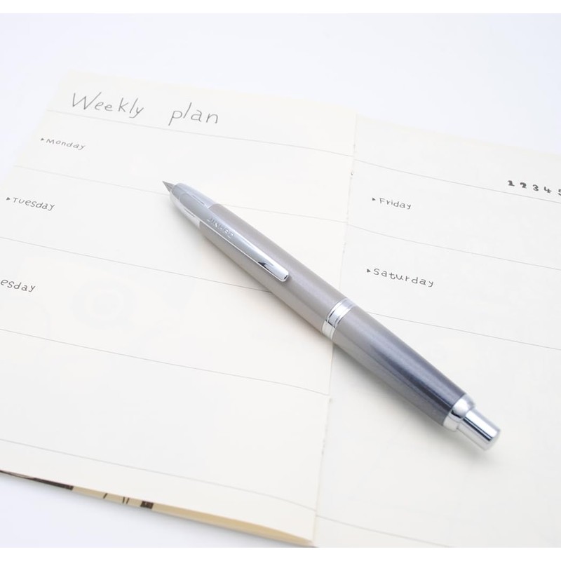 JINHAO 10 Press Fountain Pen Retractable Metal Pen with Ink