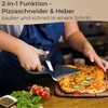 TOPANBIETER 999 Pizza Scissors with Lifter Function - 2-in-1 Pizza