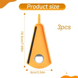 3 Pcs Jar Opener,Non-Slip and Durable Jar Openers for Arthritis Hands,Small and Slim Ring Pull Can Opener Aid,Suitable for People with Weak Hands,The Elderly, Arthritis Patients,Kitchen Tools