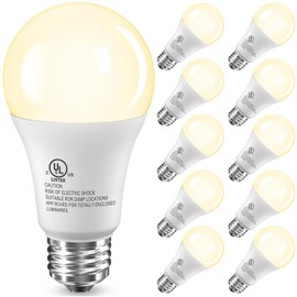 TJOY 10 Pack LED Light Bulbs, 100 Watt Equivalent A19 LED Bulbs, Soft Warm White 2700K, Energy Saving Light Bulb with E26 Standard Base, 1500 Lumens Non Dimmable Lamp Bulb for Home Bedroom Kitchen