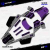 Factory EFX Gray & Purple Slick Racing Graphics kit fits