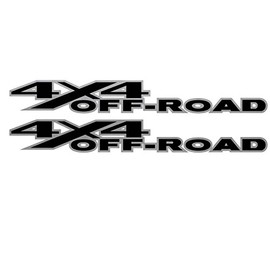 Replacement 4x4 Blackout Decals - 2005 to 2009 Fits Dodge Truck Bed