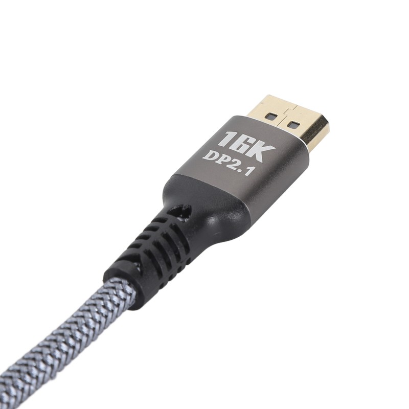 DisplayPort 2.1 Cable 16K 30Hz 40Gbps 3D Dynamic HDR Male